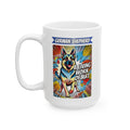 German Shepherd Coffee Mug | Living Work of Art Collection | Pop Art