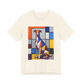 Whippet T Shirt | Living Work of Art Collection | Cubist Style