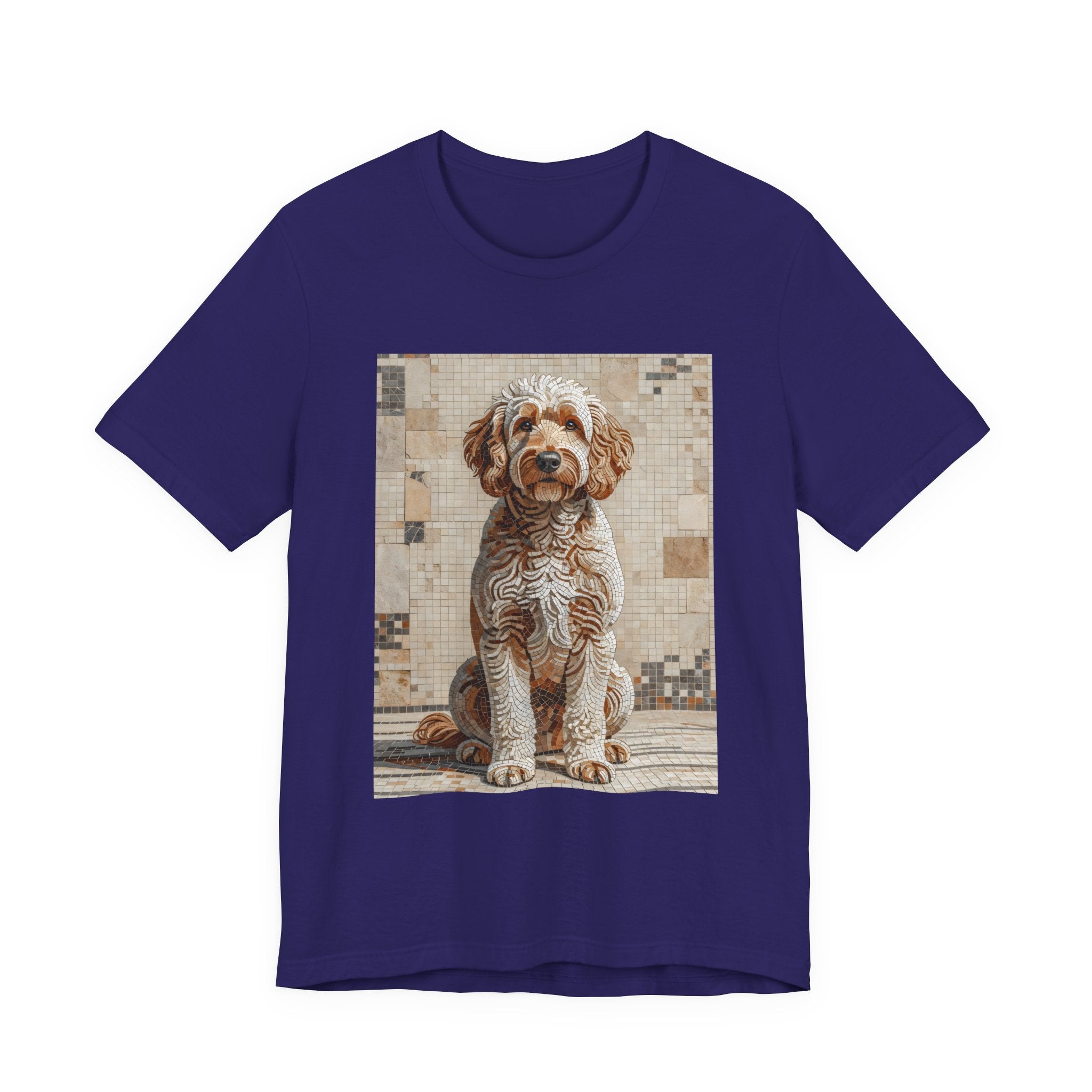 Goldendoodle T Shirt | Living Work of Art Collection | Mosaic Style