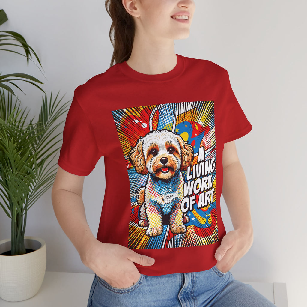 Maltipoo T Shirt | Living Work of Art Collection | Pop Art
