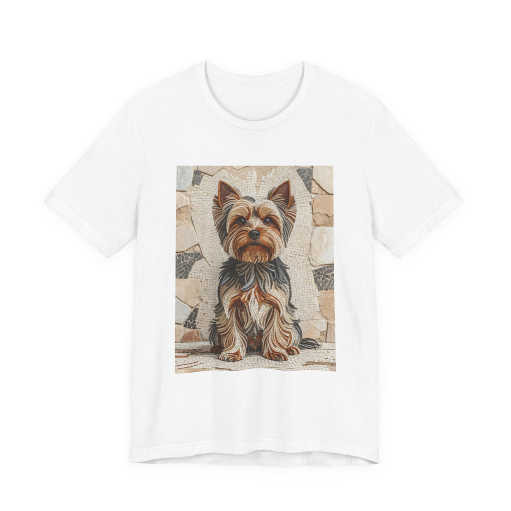 Yorkshire Terrier T Shirt | Living Work of Art Collection | Mosaic Style