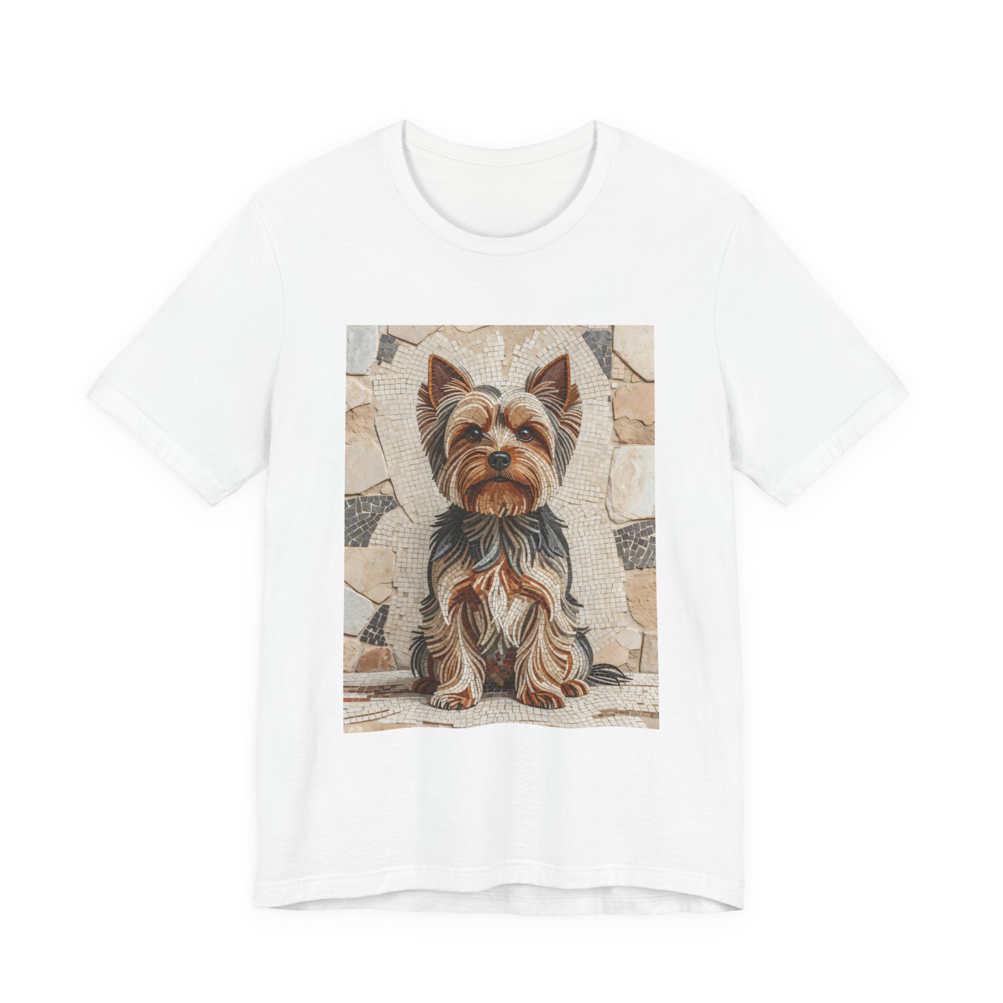 Yorkshire Terrier T Shirt | Living Work of Art Collection | Mosaic Style