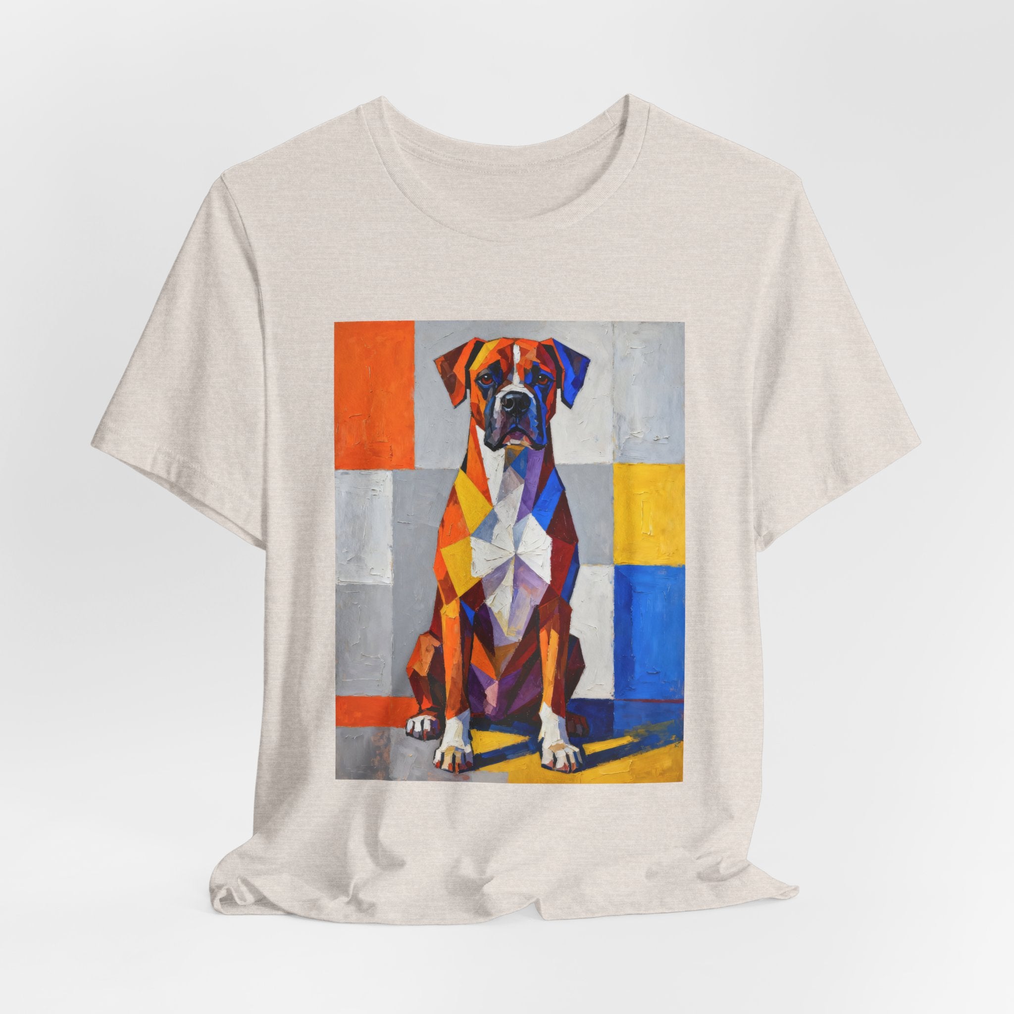 Boxer T Shirt | Living Work of Art Collection | Cubist Style