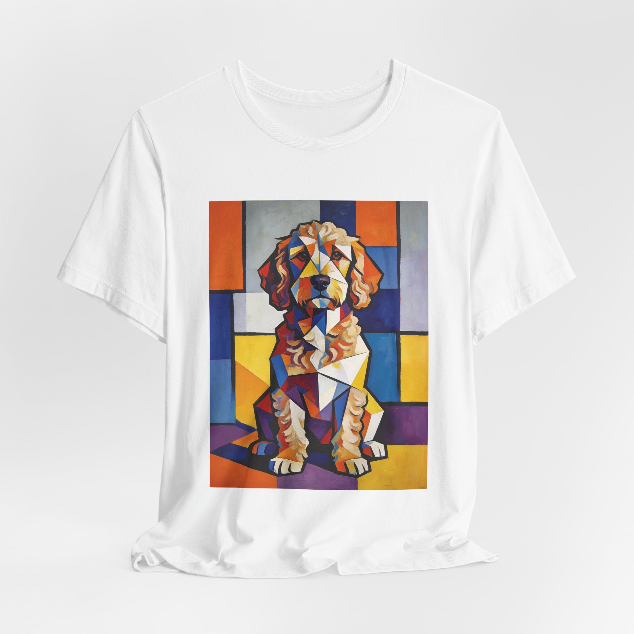 Cockapoo T Shirt | Living Work of Art Collection | Cubist Style