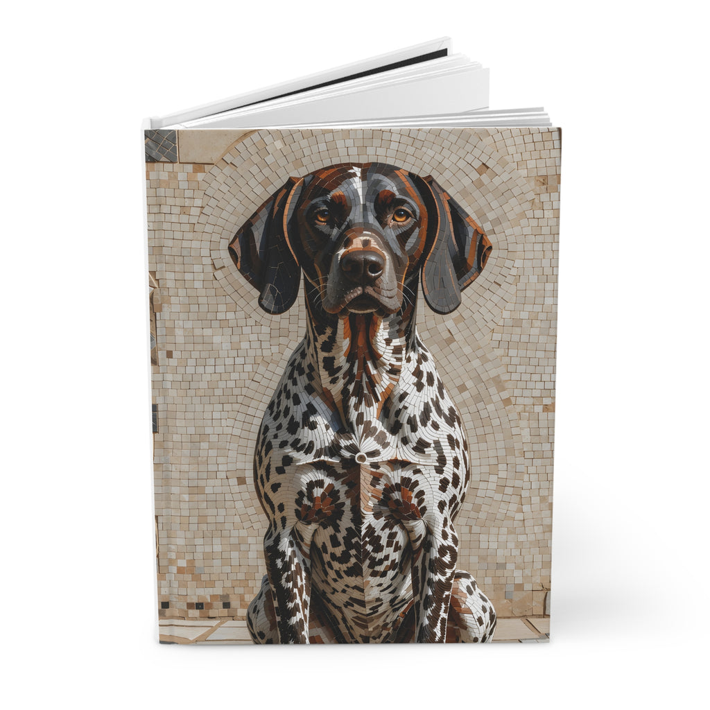 German Shorthaired Pointer Notebook | Living Work of Art Collection | Mosaic Style