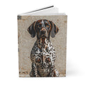German Shorthaired Pointer Notebook | Living Work of Art Collection | Mosaic Style