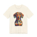 Dachshund T Shirt | Living Work of Art Collection | Pointillism Style