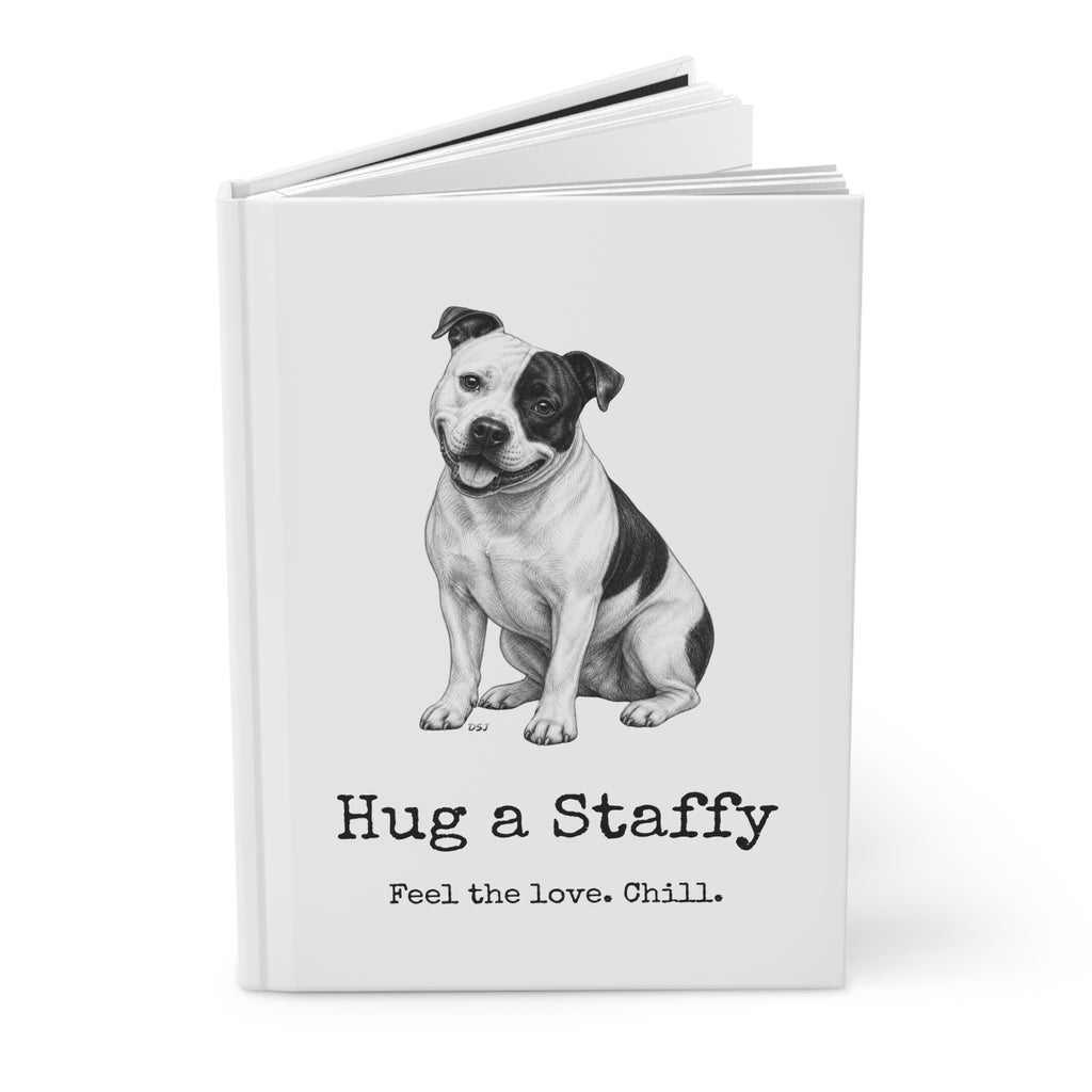 Staffordshire Bull Terrier Notebook | Hug a Staffy