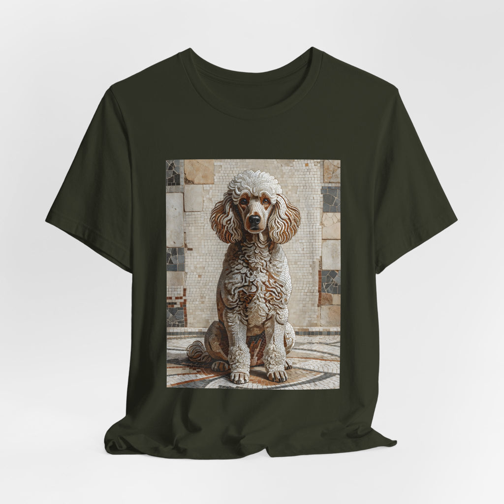 Poodle T Shirt | Living Work of Art Collection | Mosaic Style