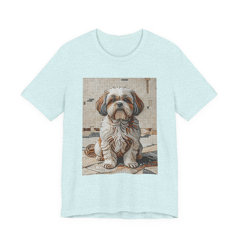 Shih Tzu T Shirt | Living Work of Art Collection | Mosaic Style