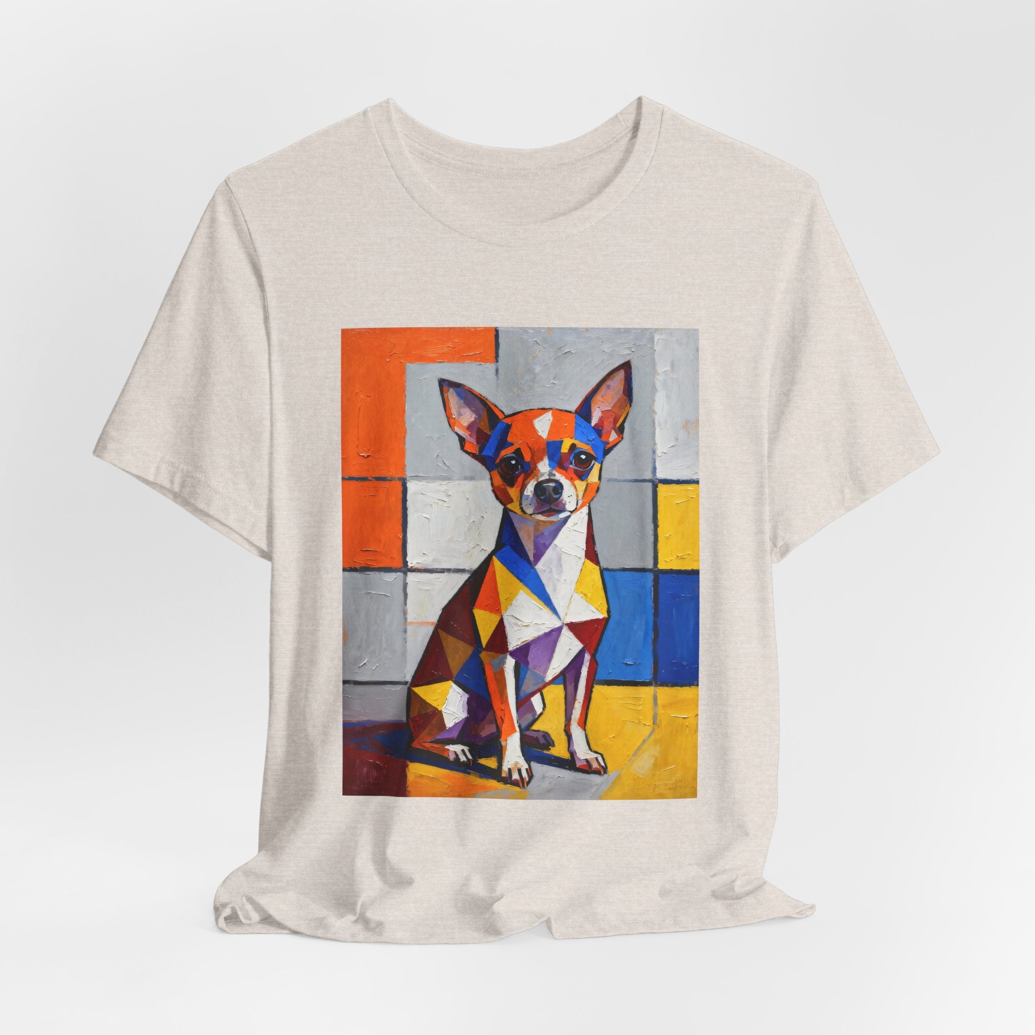 Chihuahua T Shirt | Living Work of Art Collection | Cubist Style
