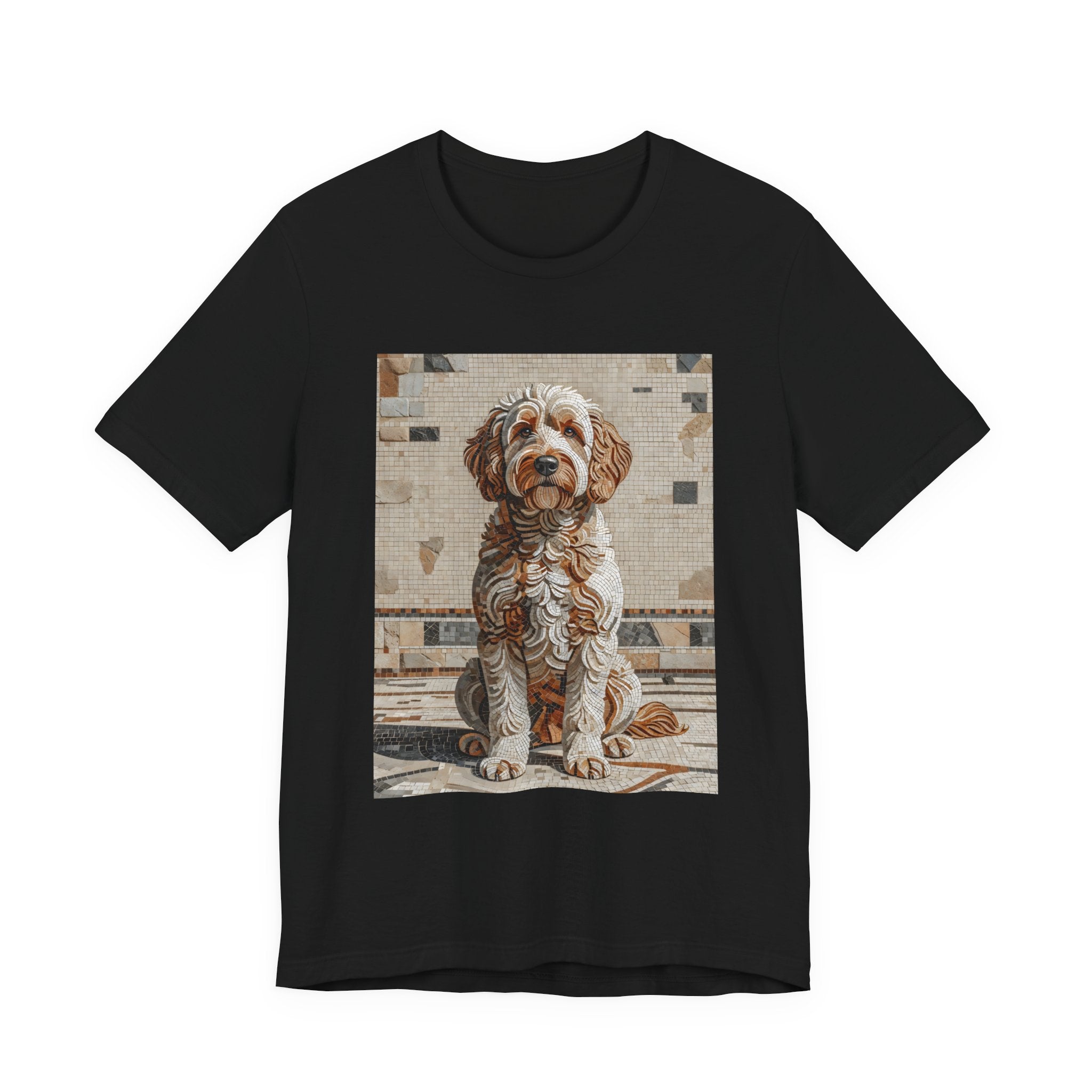 Labradoodle T Shirt | Living Work of Art Collection | Mosaic Style