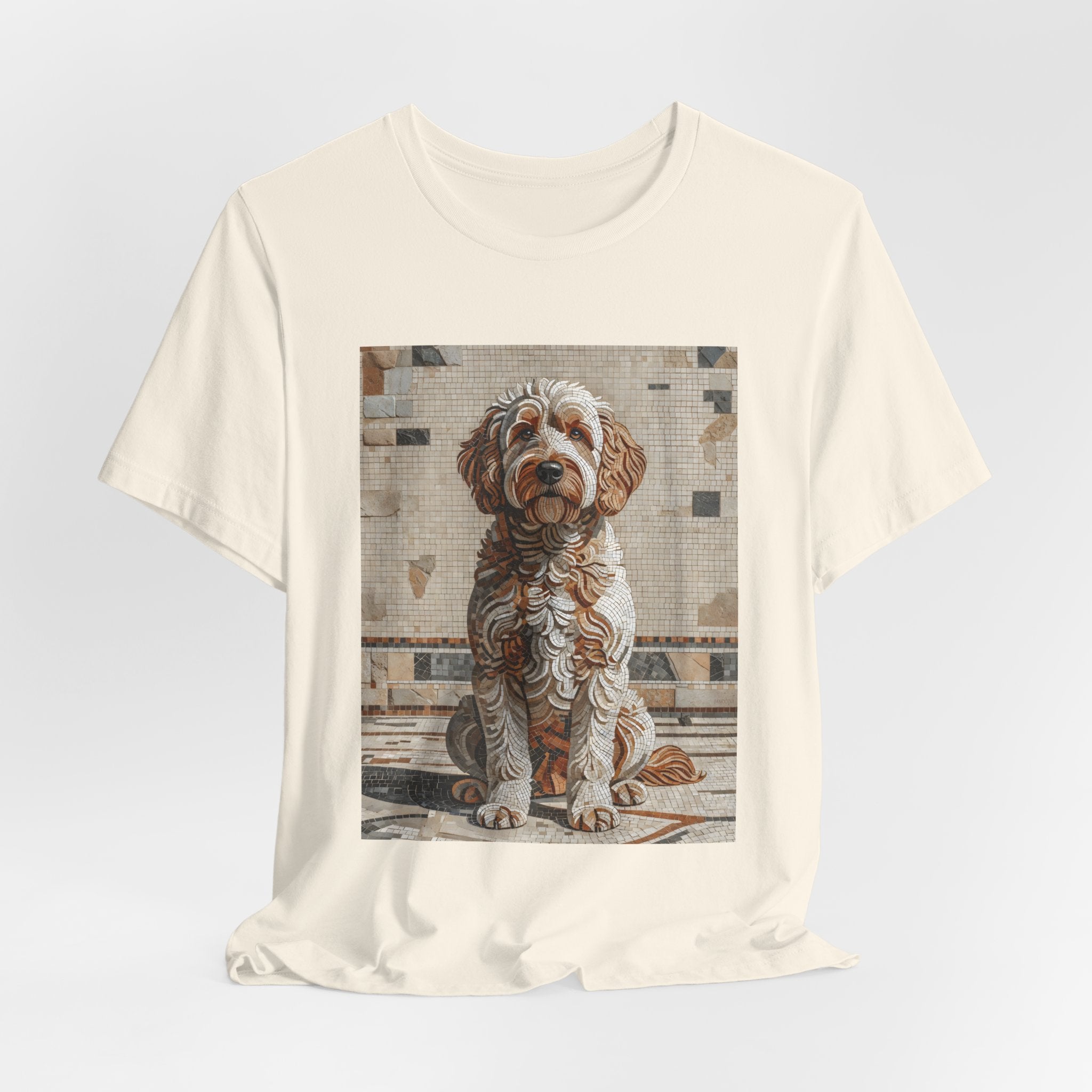 Labradoodle T Shirt | Living Work of Art Collection | Mosaic Style