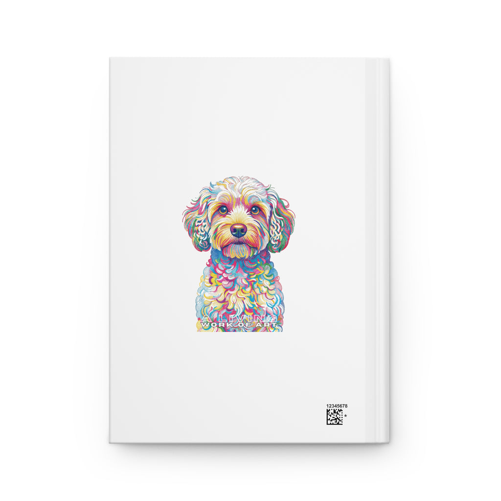 Cavapoo Notebook | Living Work of Art Collection | Pointillism Style