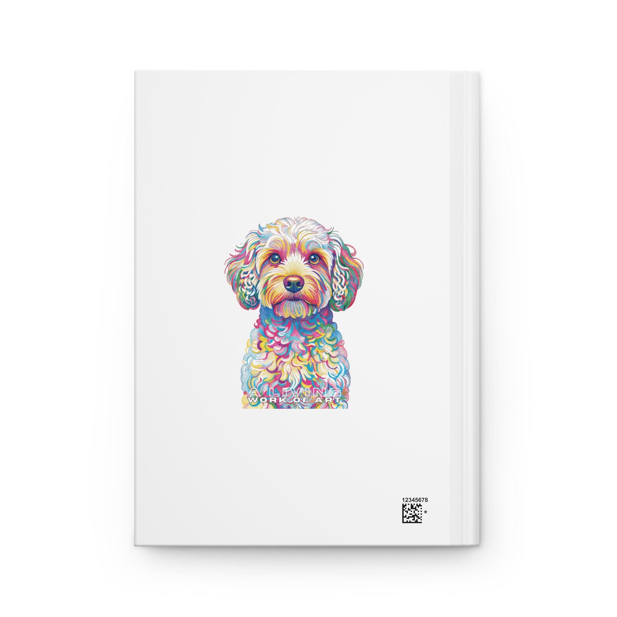 Cavapoo Notebook | Living Work of Art Collection | Pointillism Style