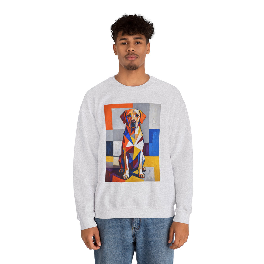 Labrador Retriever Sweatshirt | Living Work of Art Collection | Cubist Style