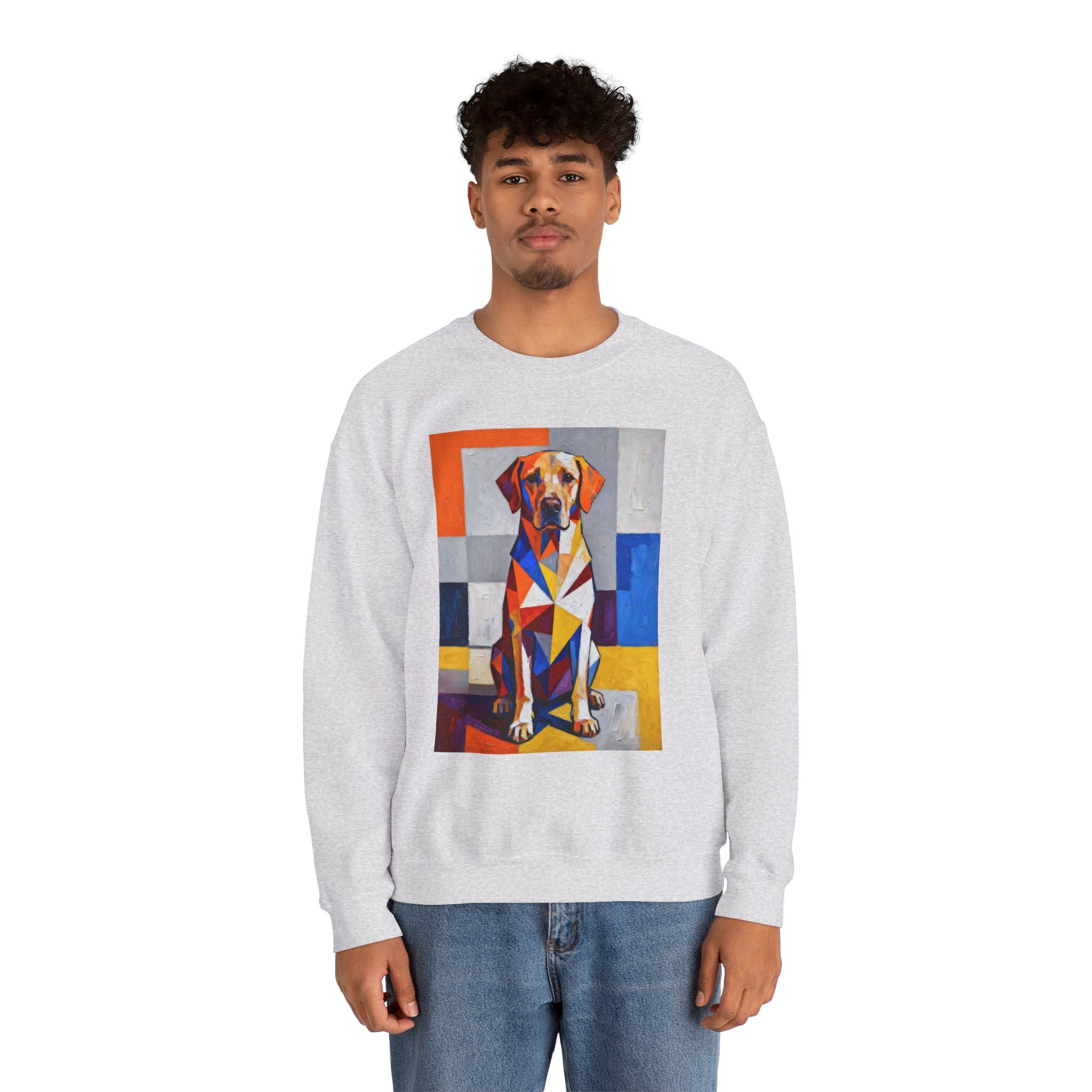 Labrador Retriever Sweatshirt | Living Work of Art Collection | Cubist Style
