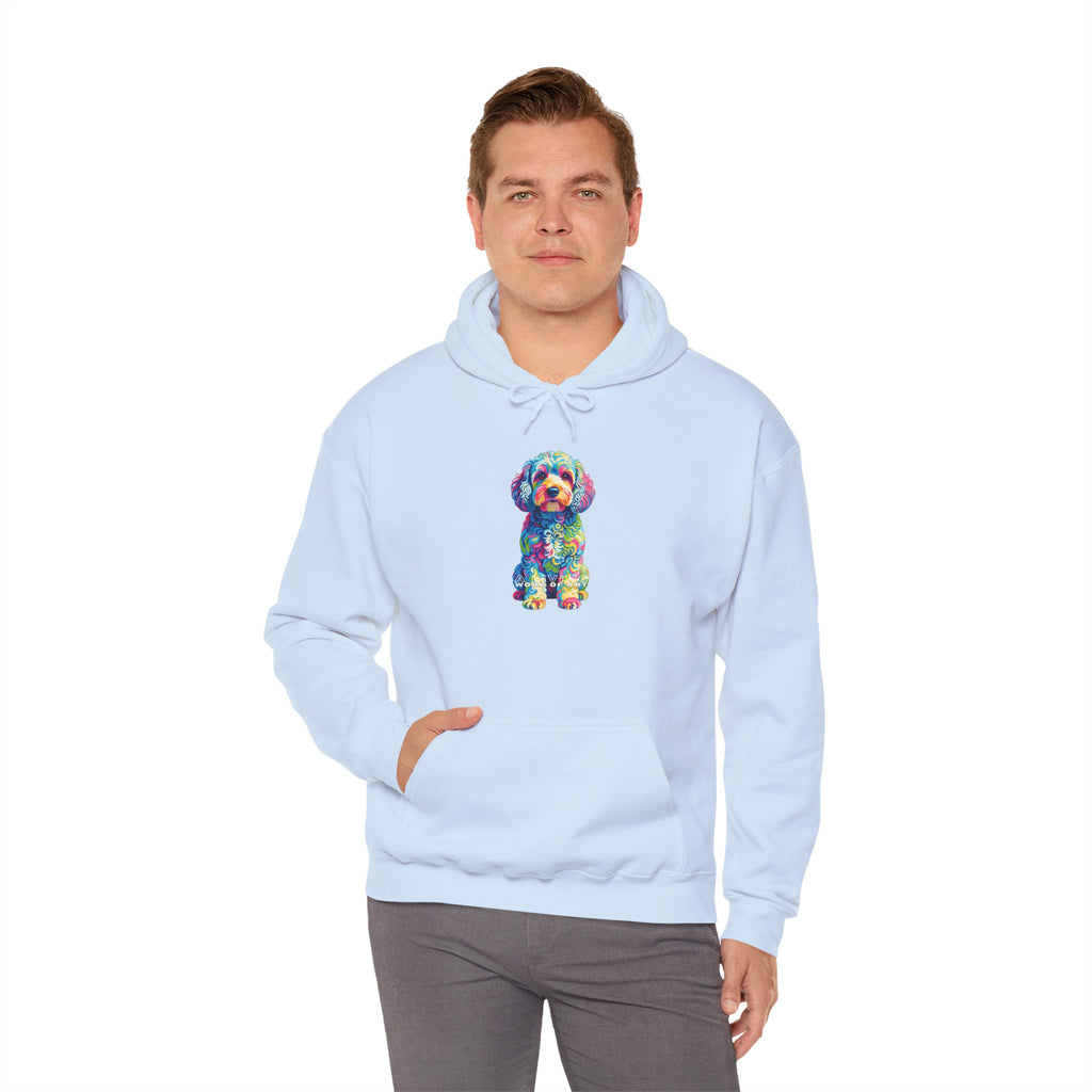 Cockapoo Hoodie | Living Work of Art Collection | Pointillism Style