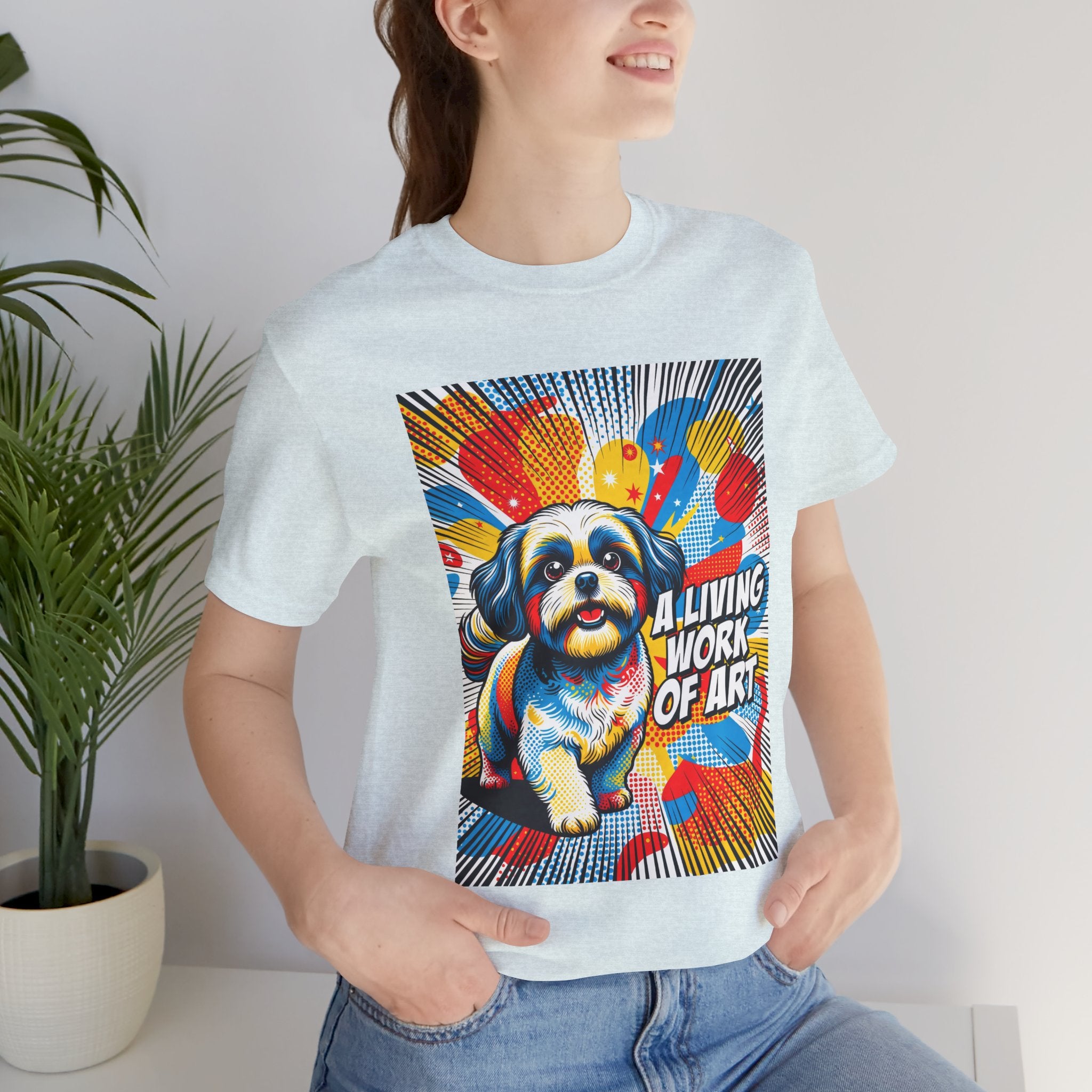 Shih Tzu T Shirt | Living Work of Art Collection | Pop Art