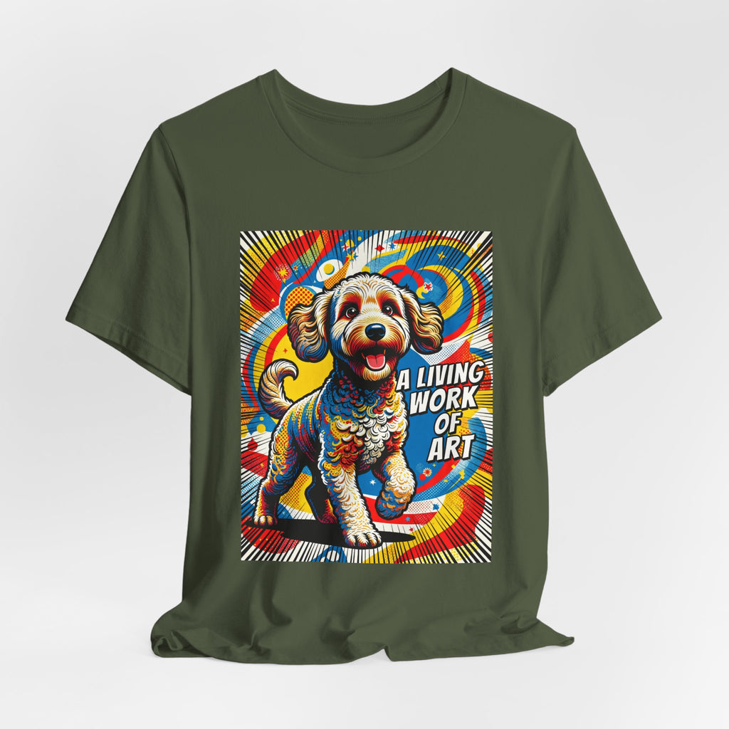 Labradoodle T Shirt | A Living Work of Art Collection | Pop Art