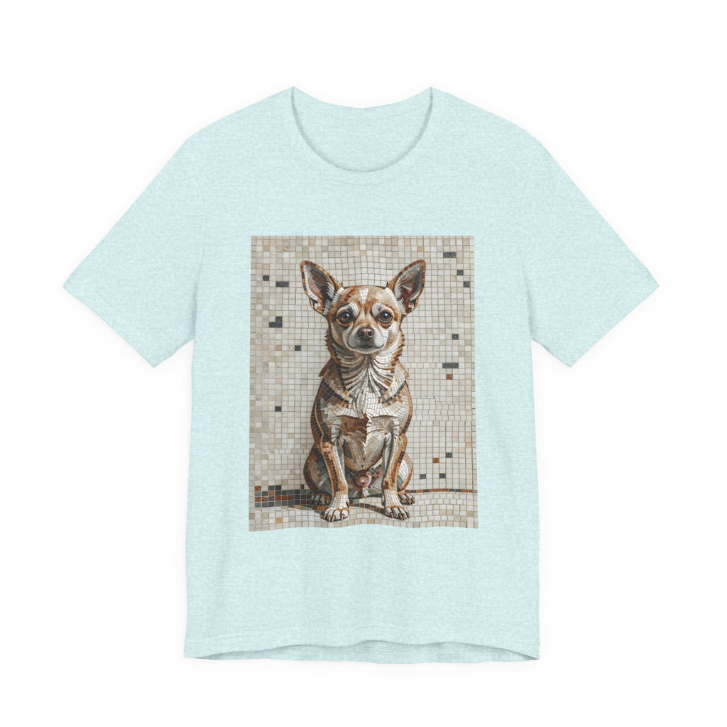 Chihuahua T Shirt | Living Work of Art Collection | Mosaic Style