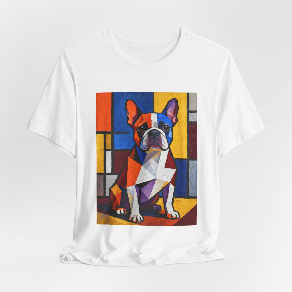 French Bulldog T Shirt | Living Work of Art Collection | Cubist Style