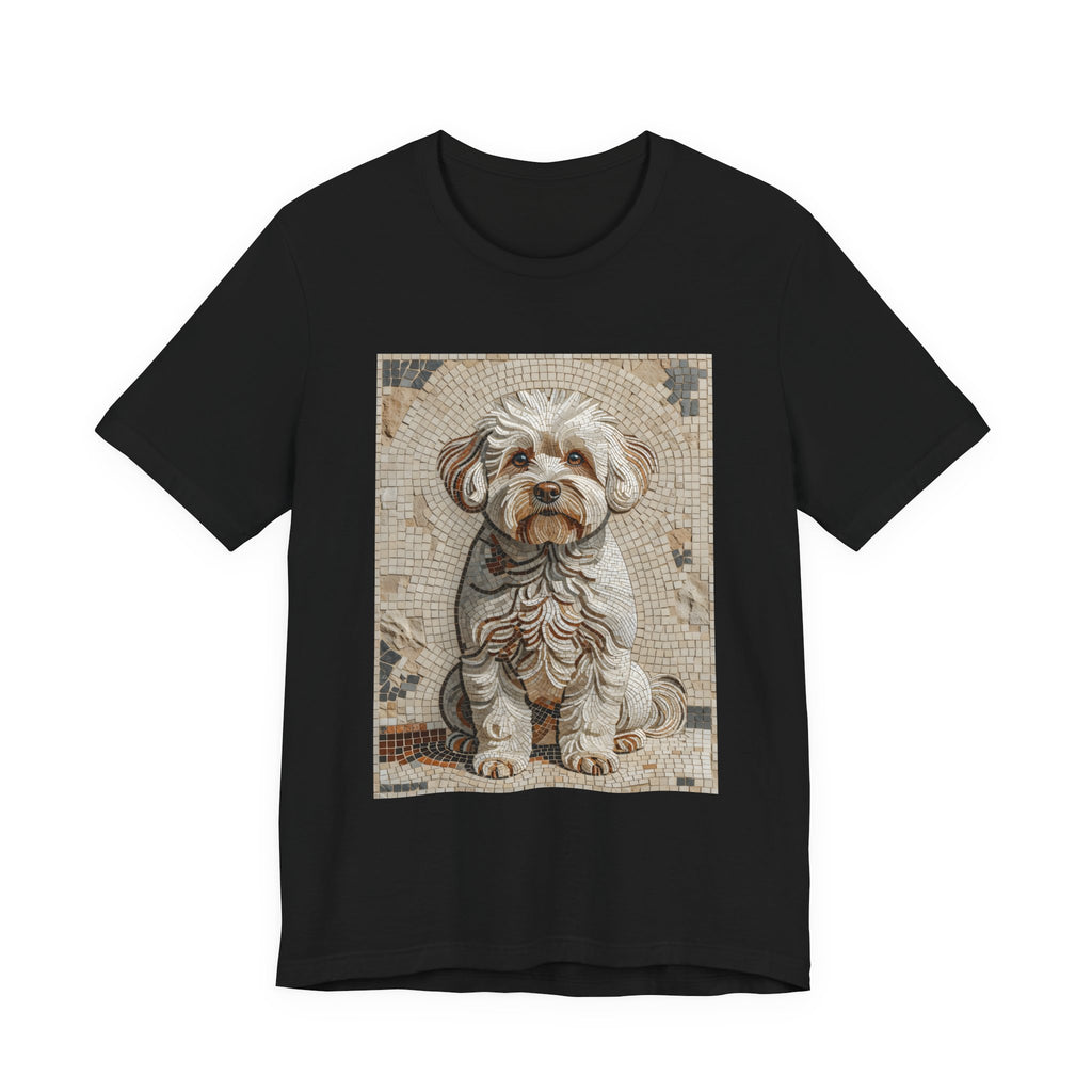 Bichon Frise T Shirt | Living Work of Art Collection | Mosaic Style