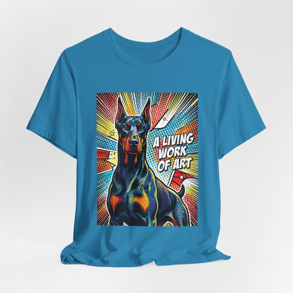 Doberman Pinscher T Shirt | Living Work of Art Collection | Pop Art