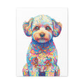 Maltipoo Canvas Wall Art | Living Work of Art Collection | Pointillism Style Print