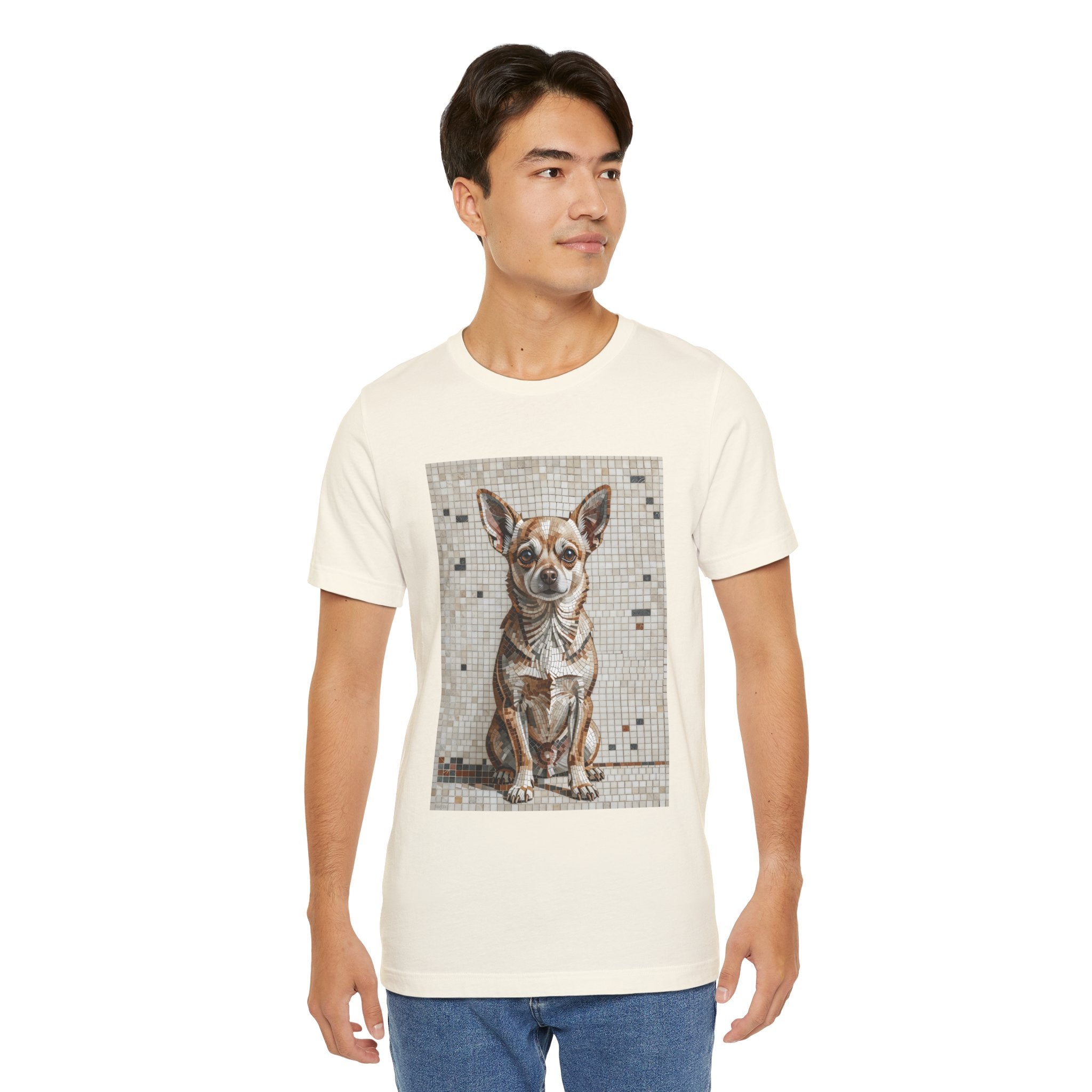 Chihuahua T Shirt | Living Work of Art Collection | Mosaic Style
