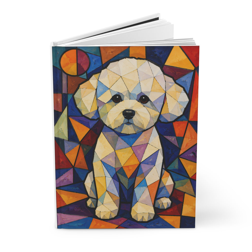Bichon Frise Notebook | Living Work of Art Collection | Cubist Style