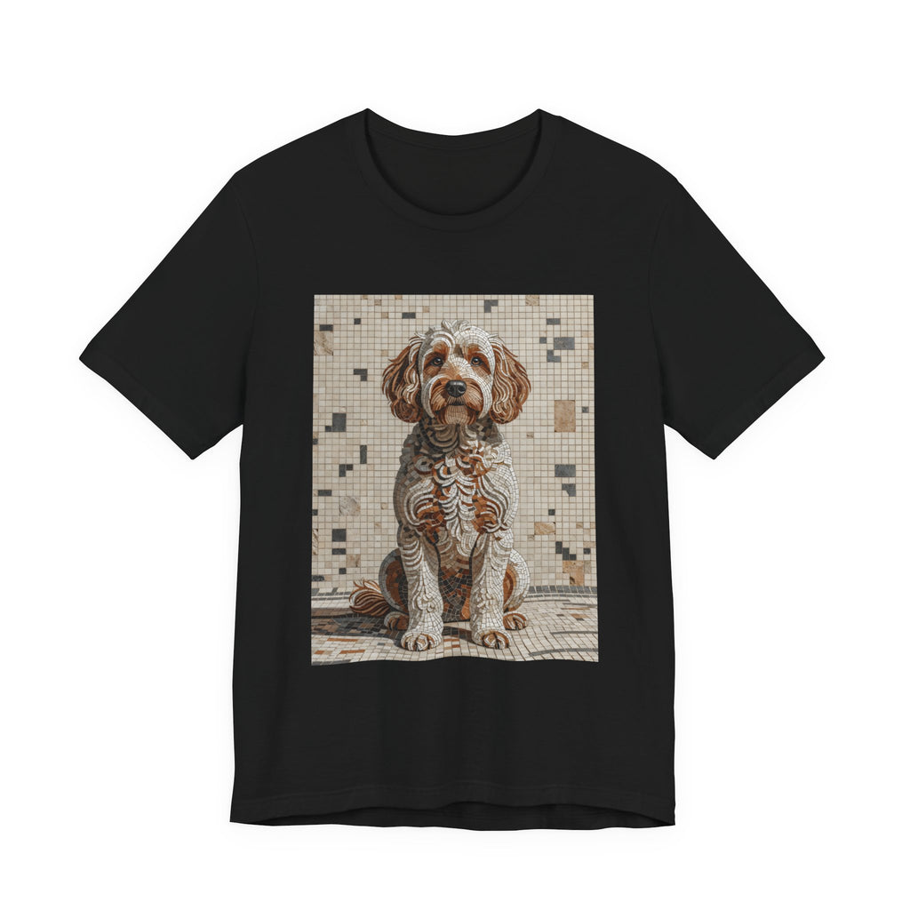 Schnoodle T Shirt | Living Work of Art Collection | Mosaic Style