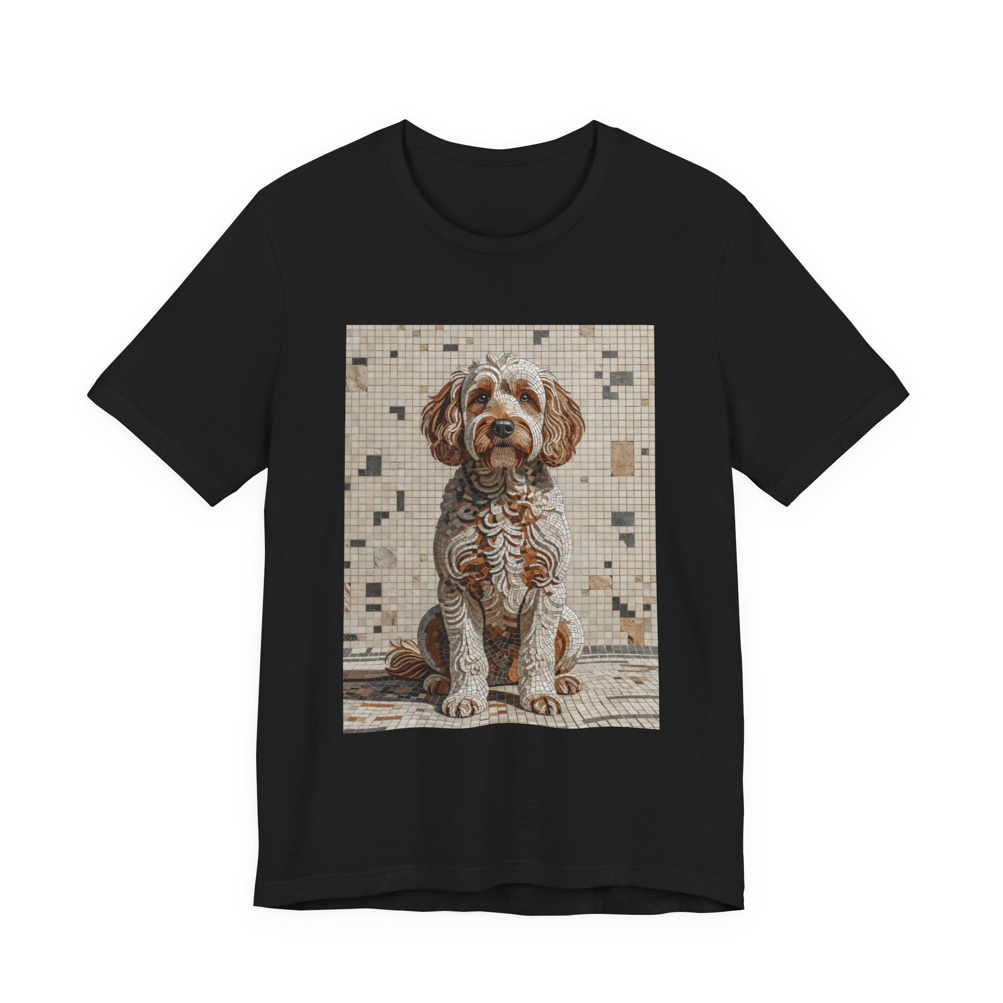 Schnoodle T Shirt | Living Work of Art Collection | Mosaic Style