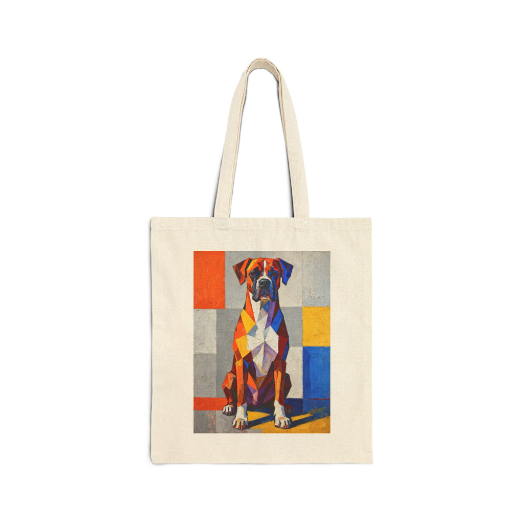Boxer Tote Bag | Living Work of Art Collection | Cubist Style