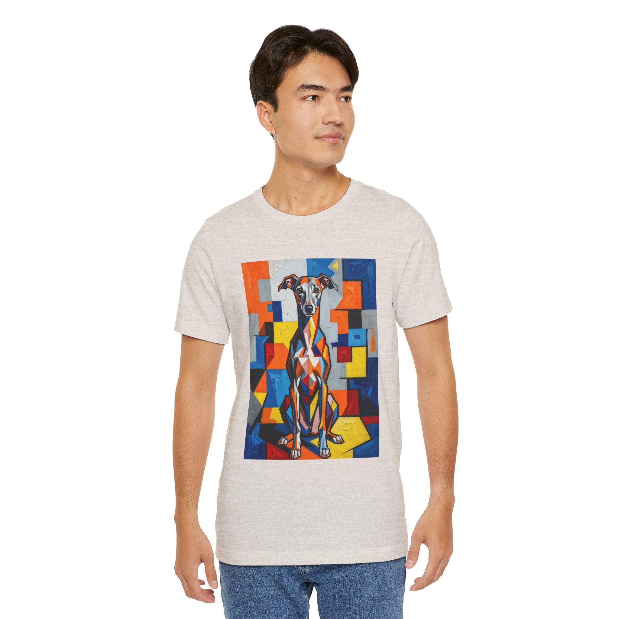 Italian Greyhound T Shirt | Living Work of Art Collection | Cubist Style
