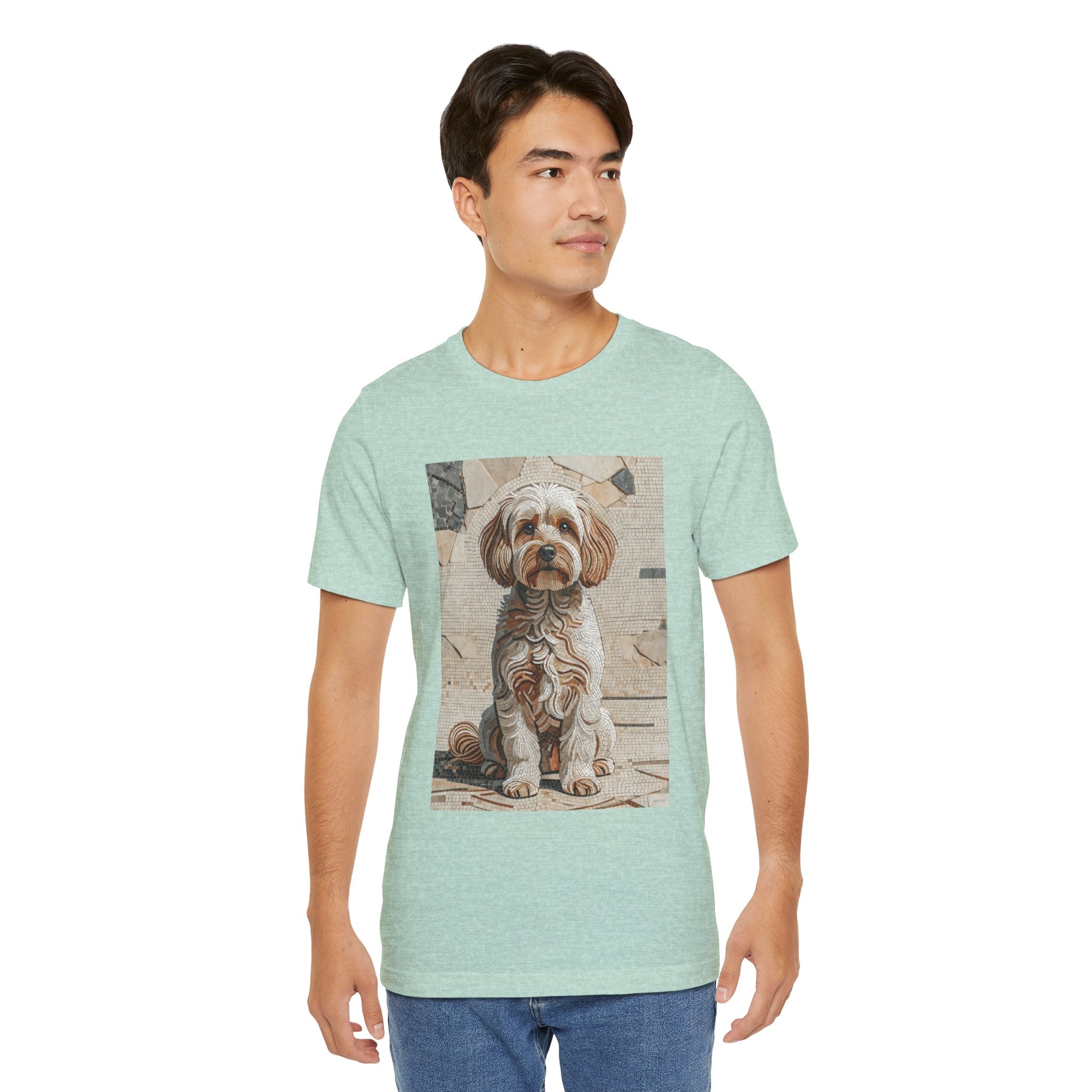 Maltipoo T Shirt | Living Work of Art Collection | Mosaic Style