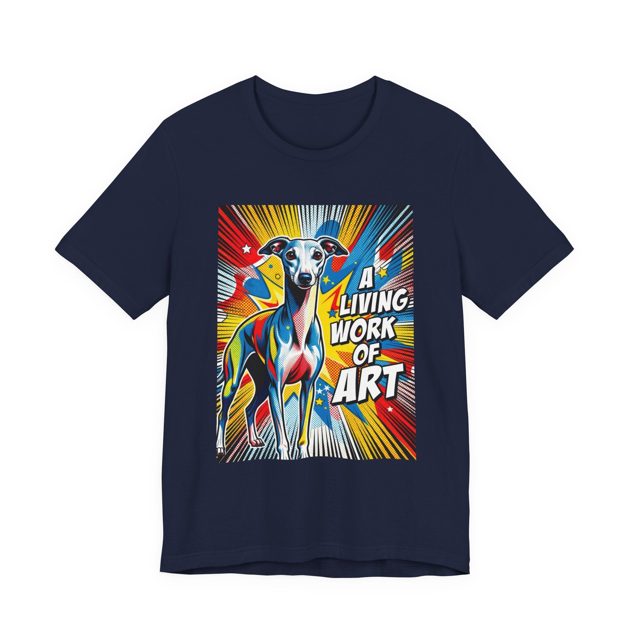 Italian Greyhound T Shirt | Living Work of Art Collection | Pop Art