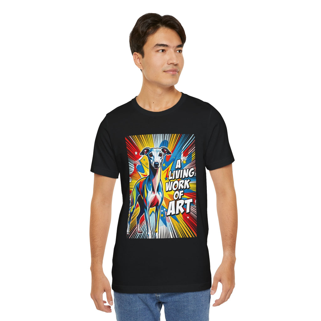 Italian Greyhound T Shirt | Living Work of Art Collection | Pop Art