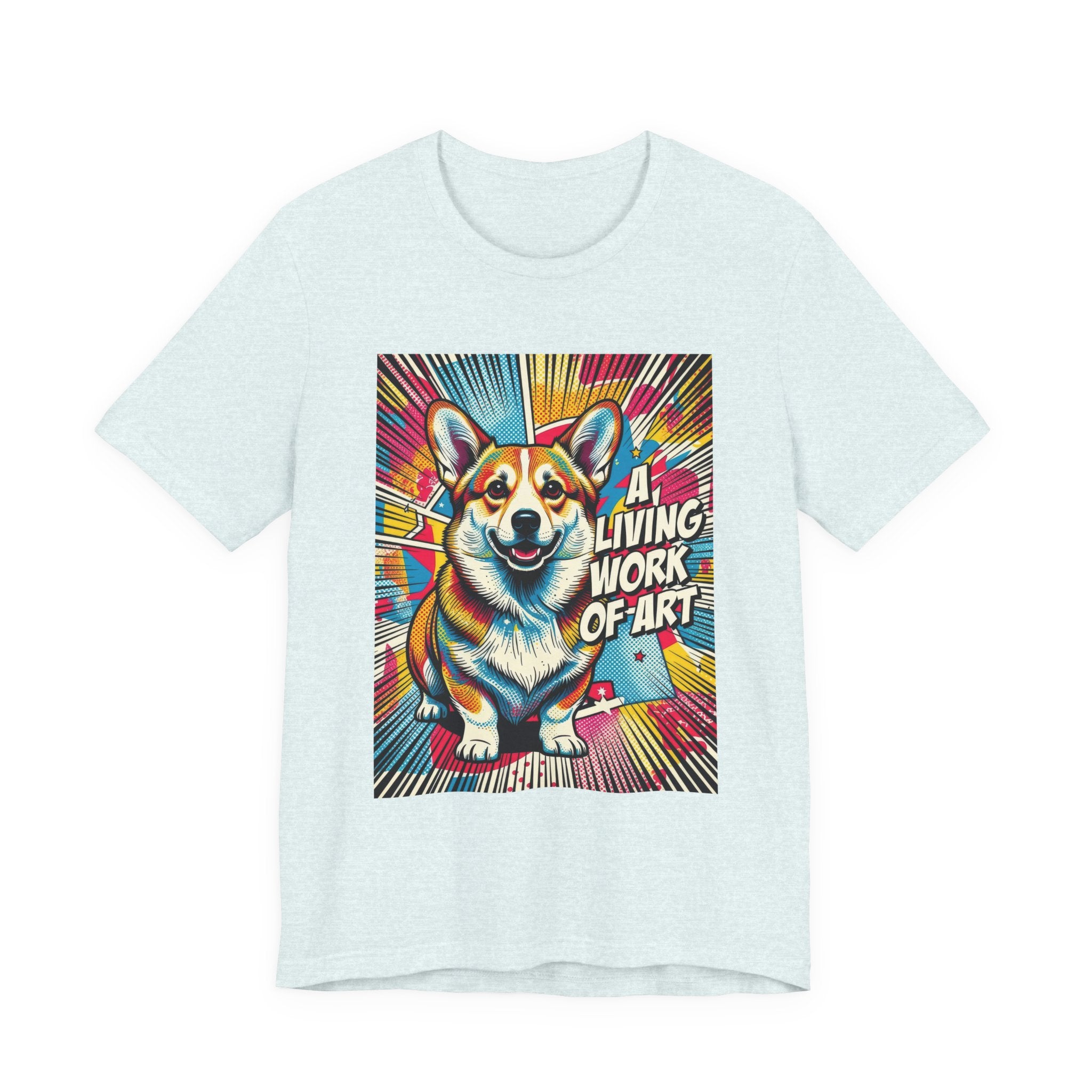 Corgi T Shirt | Living Work of Art Collection | Pop Art