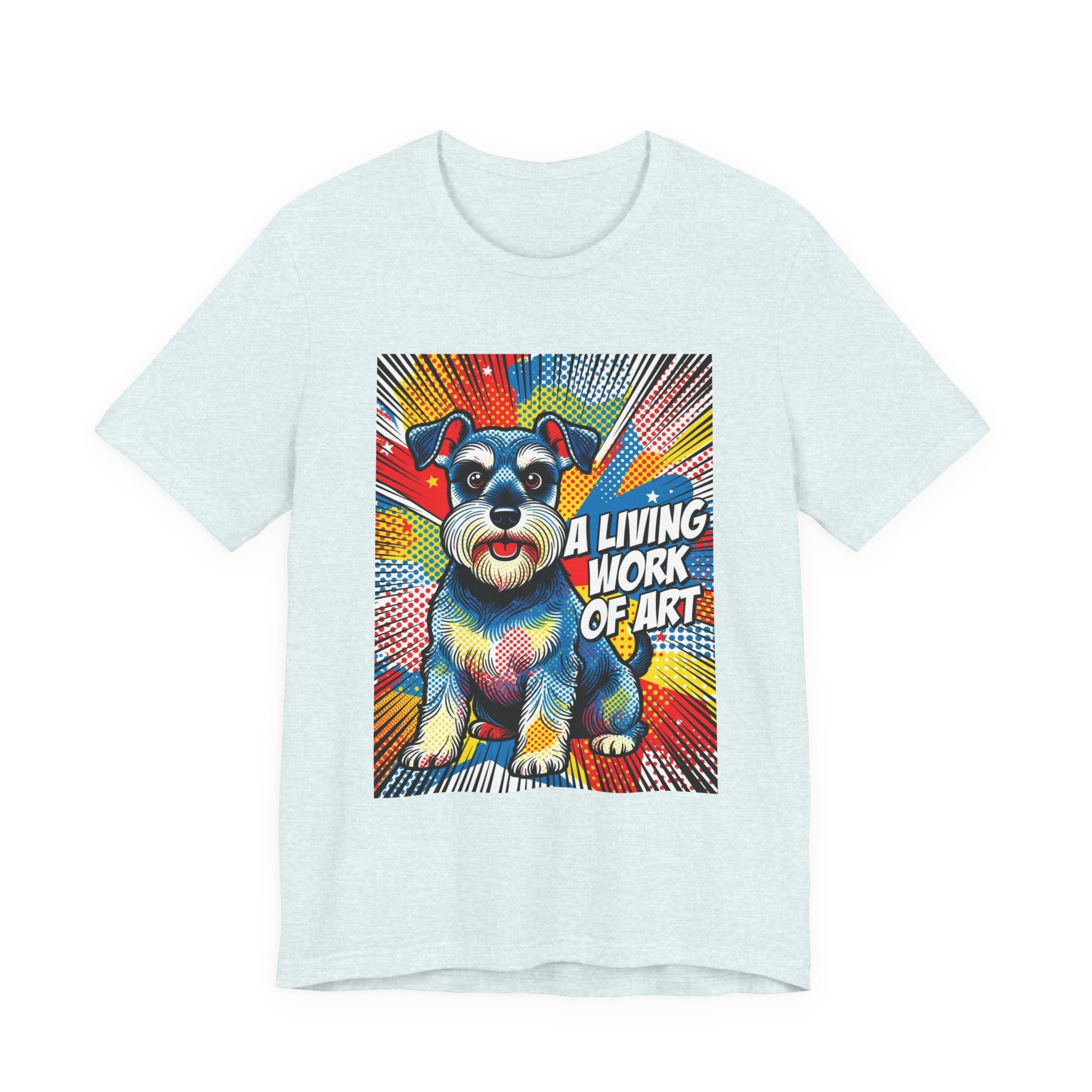 Schnauzer T Shirt | Living Work of Art Collection | Pop Art