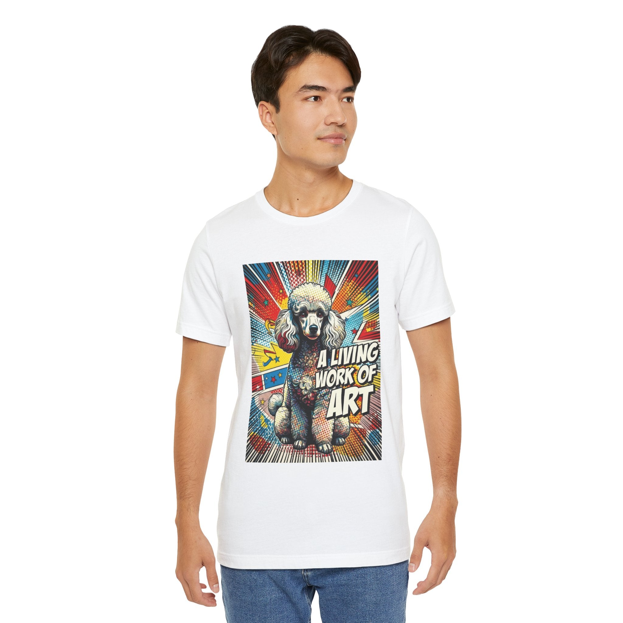 Poodle T Shirt | Living Work of Art Collection | Pop Art