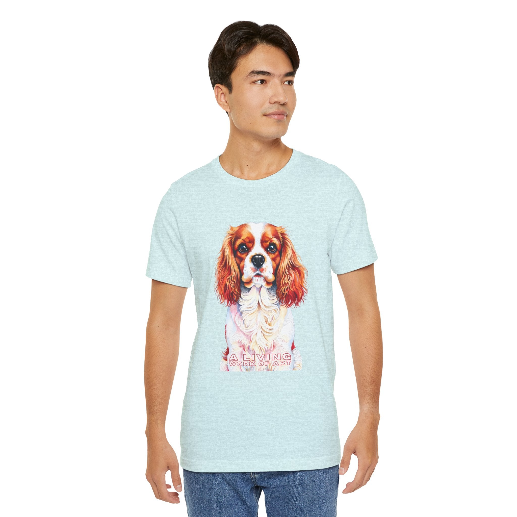Cavalier King Charles Spaniel T Shirt | Living Work of Art Collection | Pointillism Style