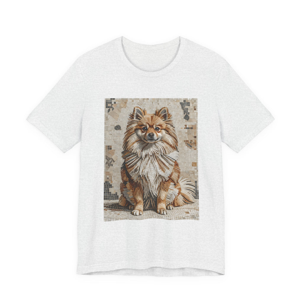 Pomeranian T Shirt | Living Work of Art Collection | Mosaic Style