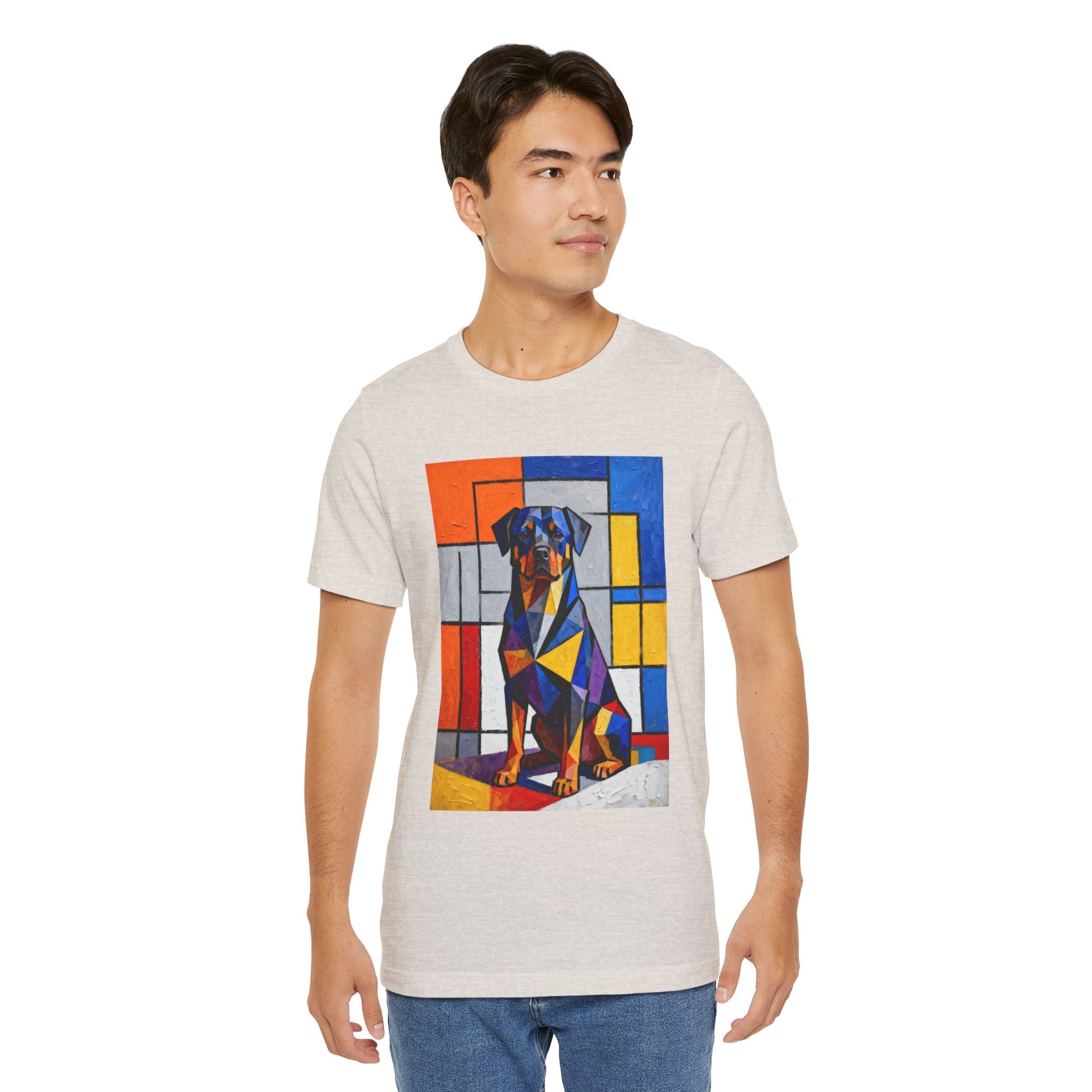 Rottweiler T Shirt | Living Work of Art Collection | Cubist Style