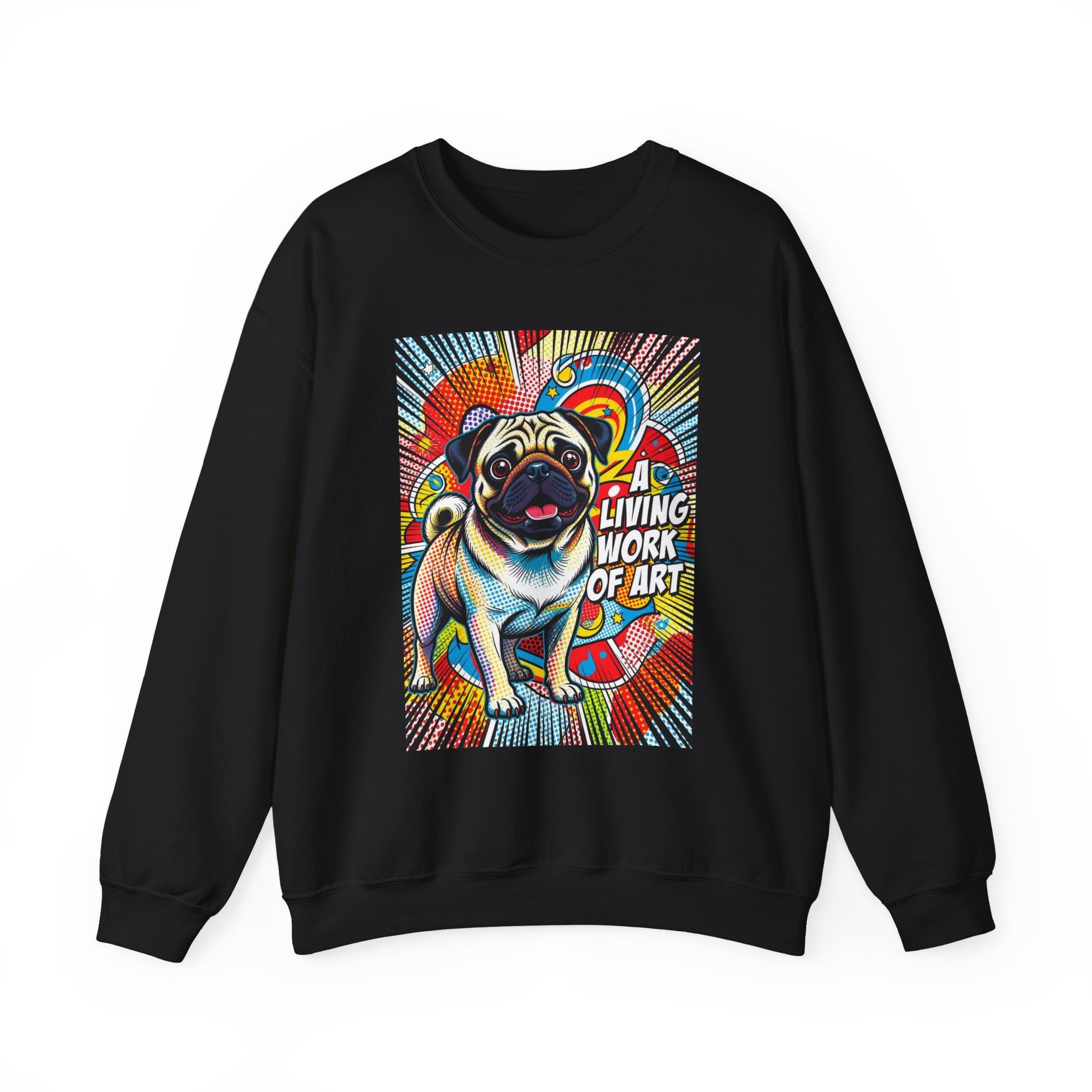 Pug Sweatshirt | Living Work of Art Collection | Pop Art