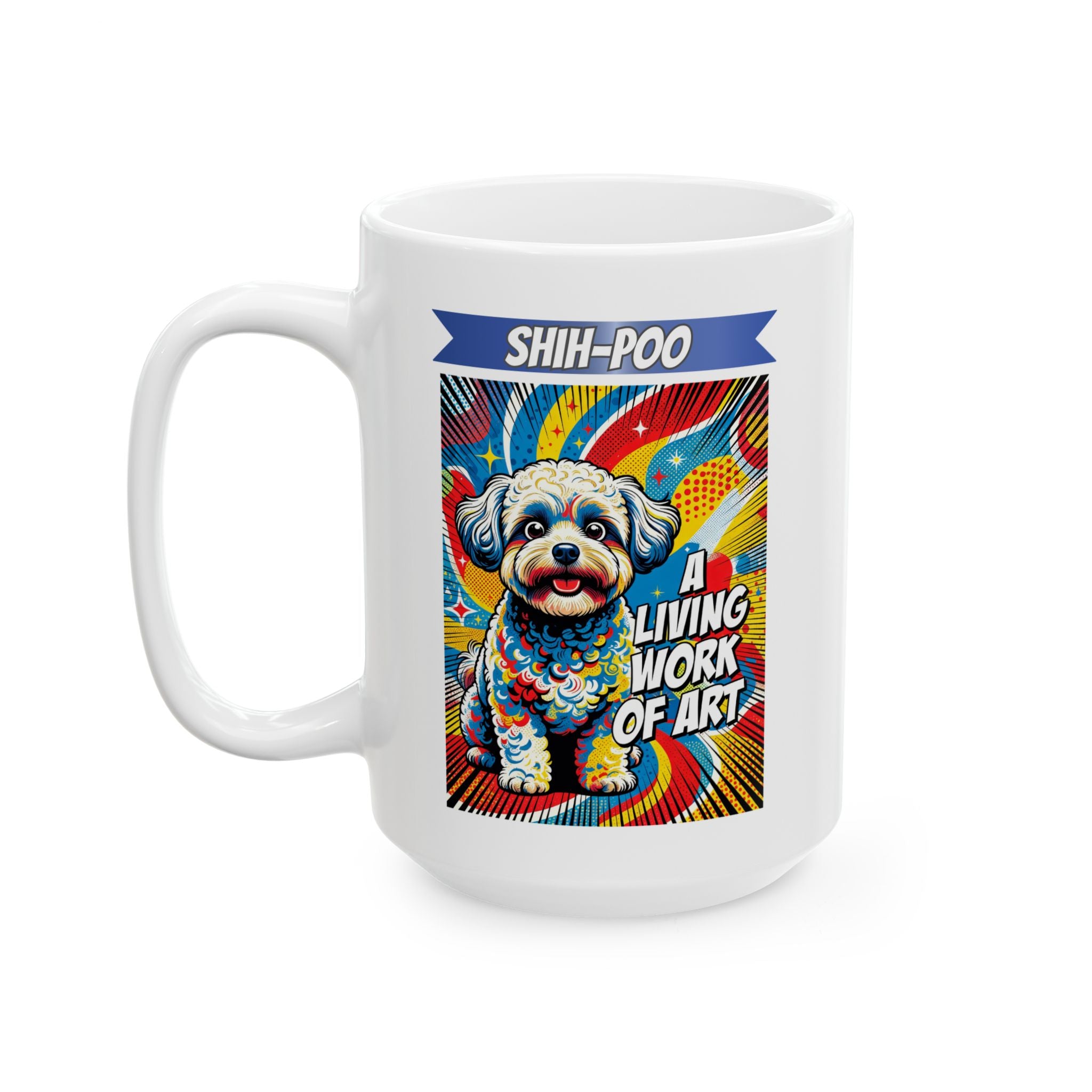 Shih-Poo Coffee Mug | Living Work of Art Collection | Pop Art