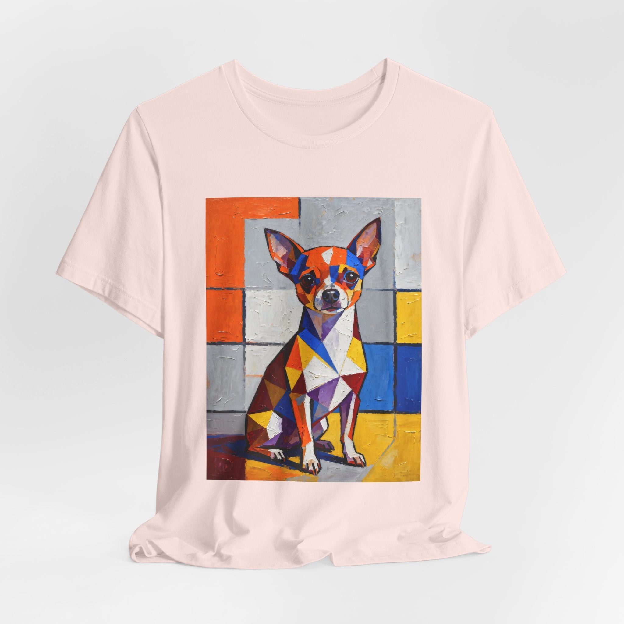 Chihuahua T Shirt | Living Work of Art Collection | Cubist Style