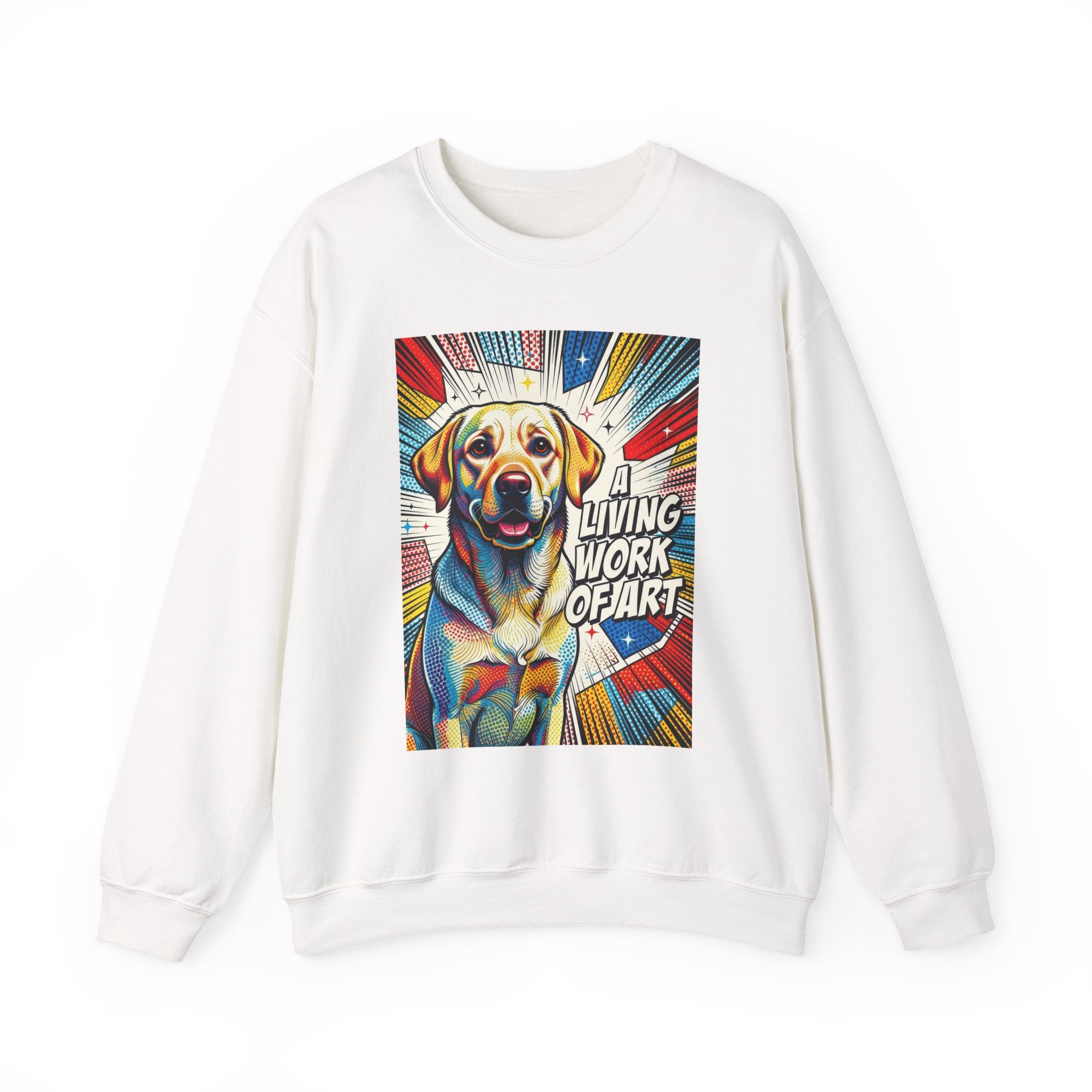 Labrador Retriever Sweatshirt | Living Work of Art Collection | Pop Art