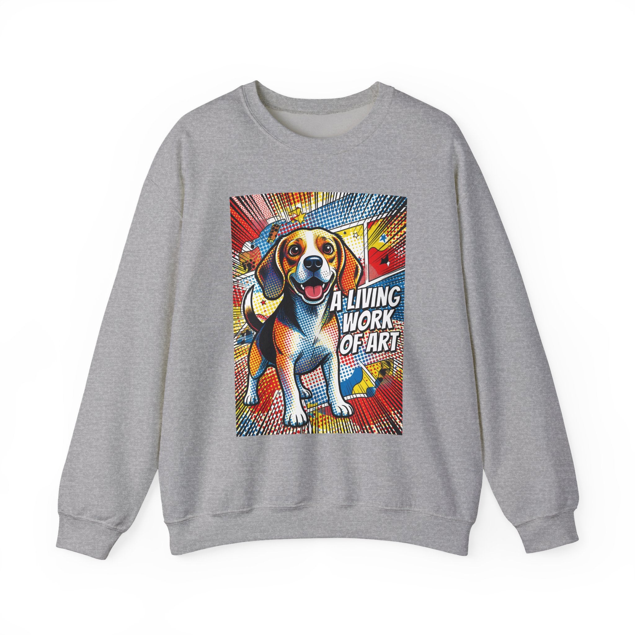 Beagle Sweatshirt | Living Work of Art Collection | Pop Art