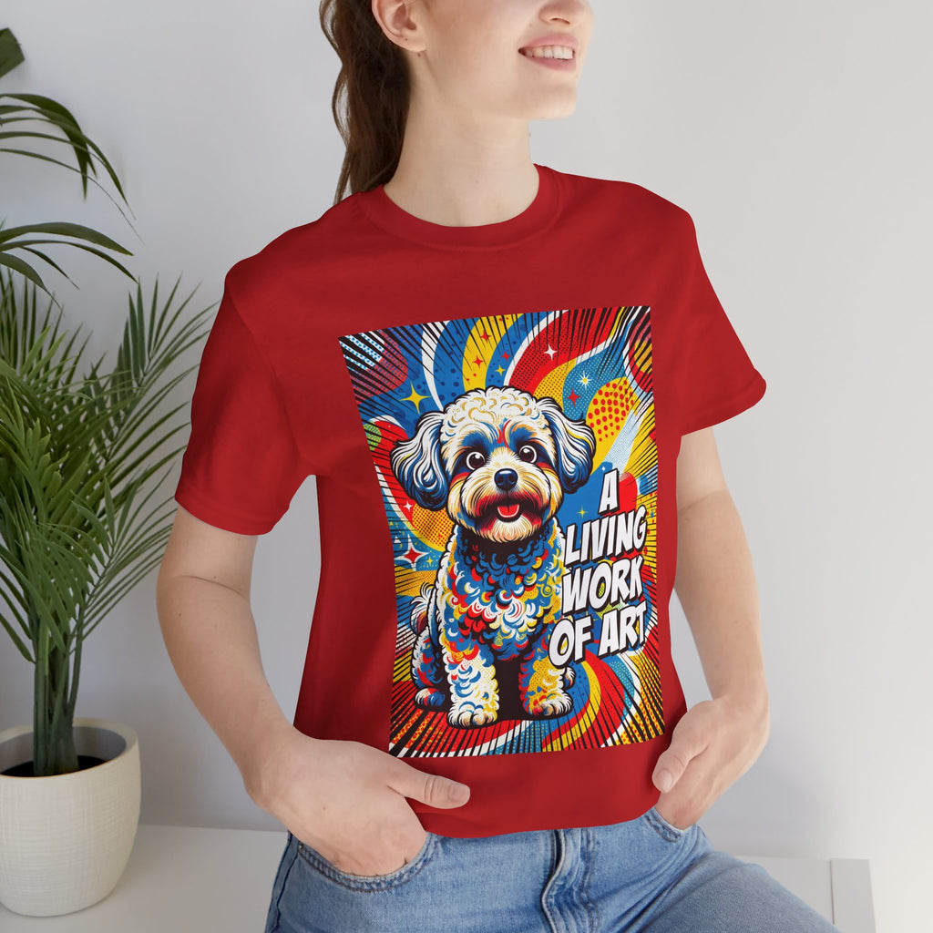 Shih-Poo T Shirt | Living Work of Art Collection | Pop Art